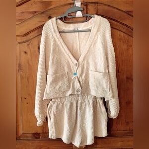 Free People Beach Oasis Short Set Size XS